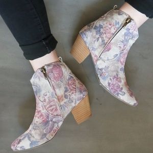 Floral Booties